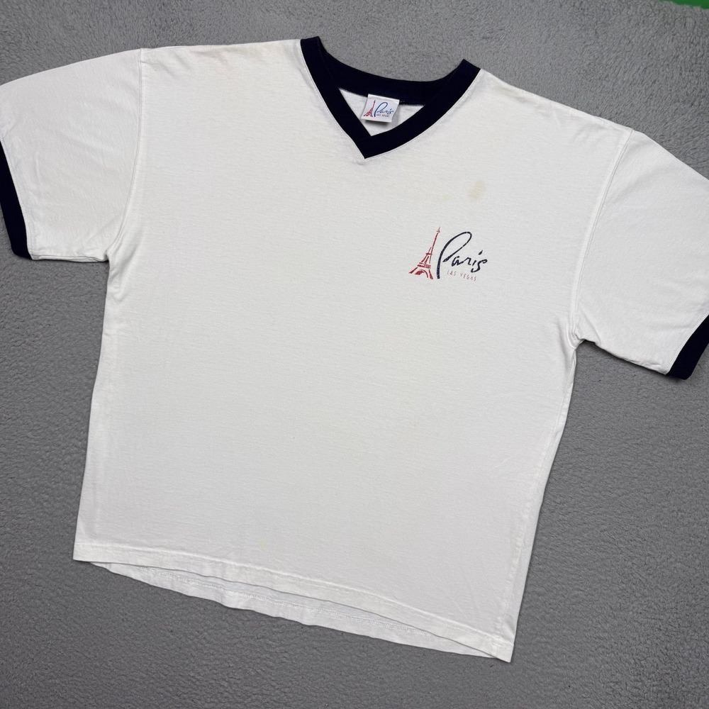 Vintage 90s Paris Las Vegas Ringer T-shirt